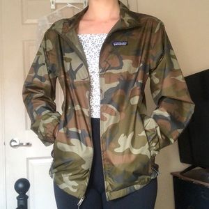 Patagonia Camouflage Windbreaker